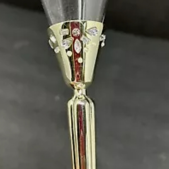 Monique Lhuillier Waterford Modern Love 8-Ounce Toasting Flute Only One - Picture 6 of 7